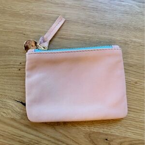 SOLD OUT Clare V PALE PINK coin clutch NWT